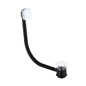 iflo Square Clicker Basin Waste 1 1/2 Inch - Chrome