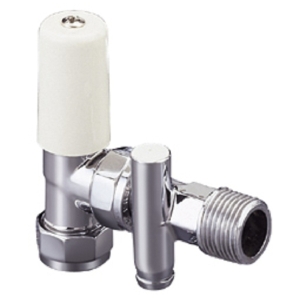 Pegler Yorkshire Terrier Lockshield Radiator Valve Angle 15mm 12.7mm 601058