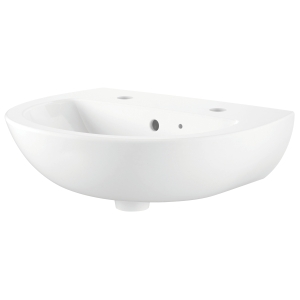 iflo Cascada Cloakroom Basin 450 X 370mm - 2 Tap Hole