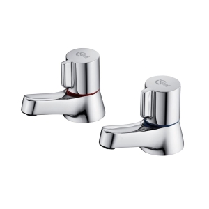 Ideal Standard Alto Bath Pillar Taps Chrome B0350AA