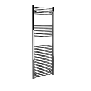 Vitellio Straight Chrome Towel Rail 1800 x 600mm 