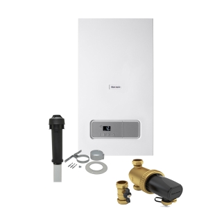 Glow-Worm Energy7 30C 30kW Combi Boiler With Vertical Flue And Power Filter 10035897