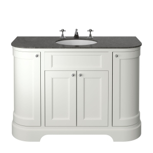 Heritage Wilton 1200mm Curved Single - Chantilly WICHCU