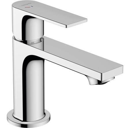 Hansgrohe Rebris E Single Lever Basin Mixer 80 Coolstart Without Waste Set Chrome 72554000