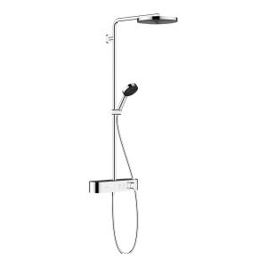Hansgrohe Pulsify S Showerpipe 260 1Jet Ecosmart With Showertablet Select 400 Chrome 24221000