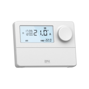 EPH Controls CP4D OpenTherm Programmable RF Thermostat with Dial and Receiver CP4D