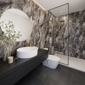 iflo Espressence Marble Easy Lock Wall Panel 2400mm x 1200mm 188149